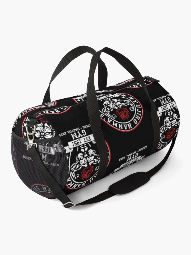 Baki The Grappler Yujiro Hanma Gym Fitness Martial Arts Duffle Bag