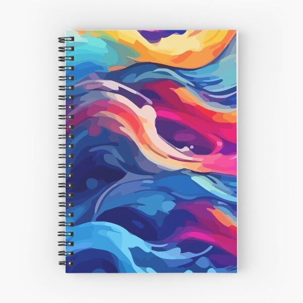 Item preview, Dynamic Wave - Abstract Colorful Patterned Artwork designed and sold by SketchyPedals.