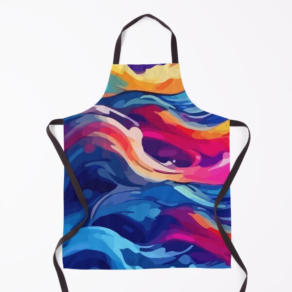 Aperçu de l'œuvre Dynamic Wave - Oeuvre abstraite à motifs colorés créée et vendue par SketchyPedals.