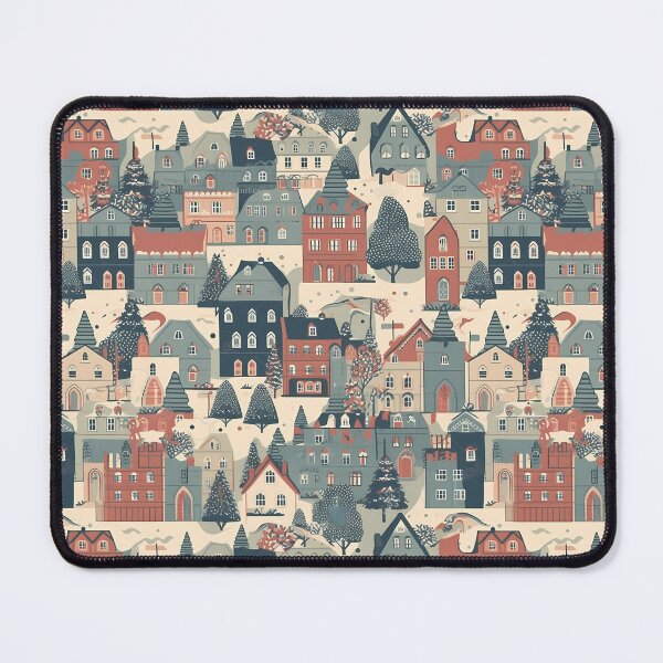 Item preview, Winter Christmas landscape - illustration - celebration of love designed and sold by Pixelboys.