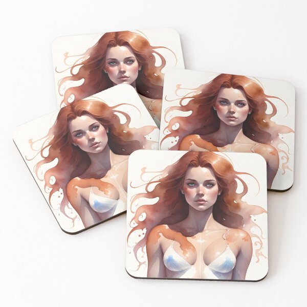 Item preview, Pretty Woman with Red Hair designed and sold by Erika V..