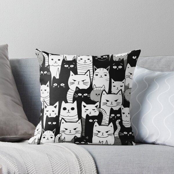 Item preview, Naughty Evil Cat Pattern - Unique design for cat lovers designed and sold by SketchyPedals.