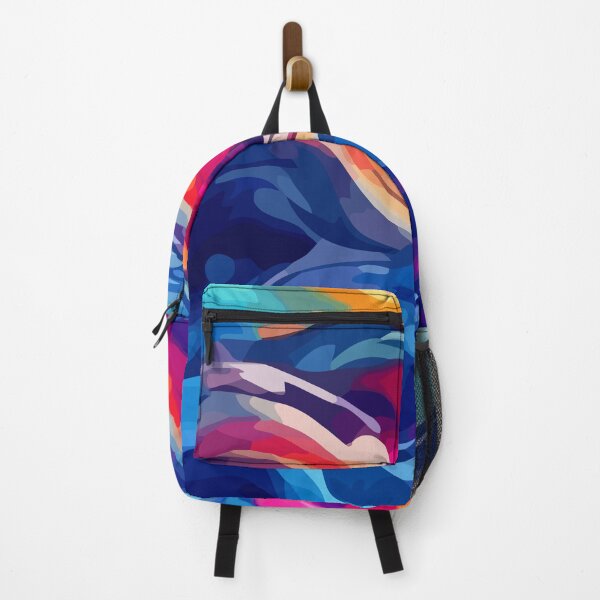 Item preview, Dynamic Wave - Abstract Colorful Patterned Artwork designed and sold by SketchyPedals.