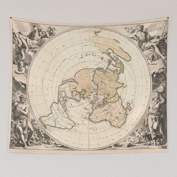 Aperçu de l'œuvre Planisphère Terrestre, Suivant Les Nouvelles Observations Des Astronomes créée et vendue par isopsephism.
