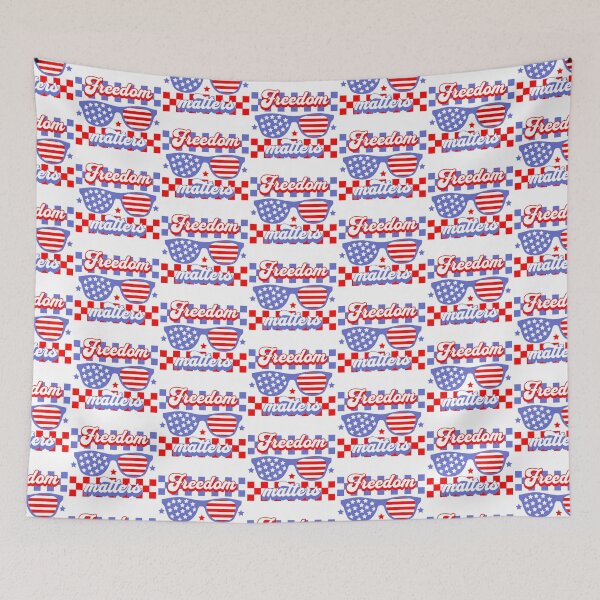 Item preview, Freedom matters- usa independence day designed and sold by vyascreations.