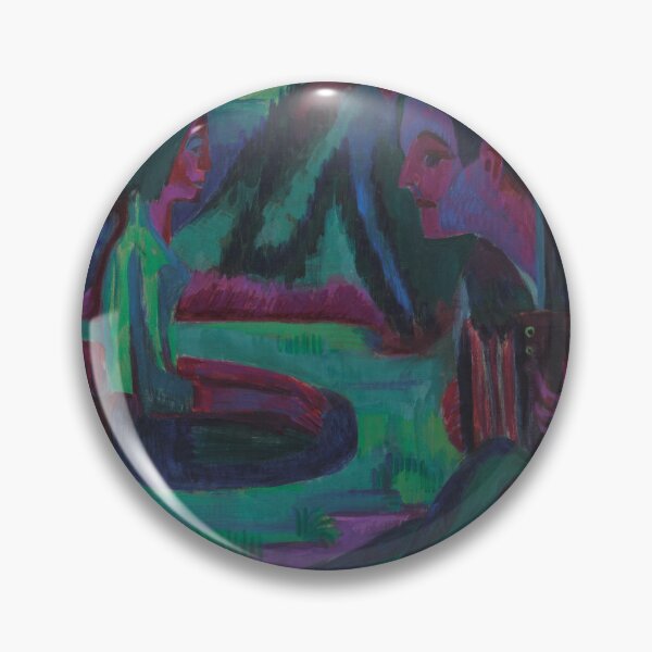 Item preview, Ernst Ludwig Kirchner, Hand Organ Player in Moonlit Night, 1924 designed and sold by Mauswohn.