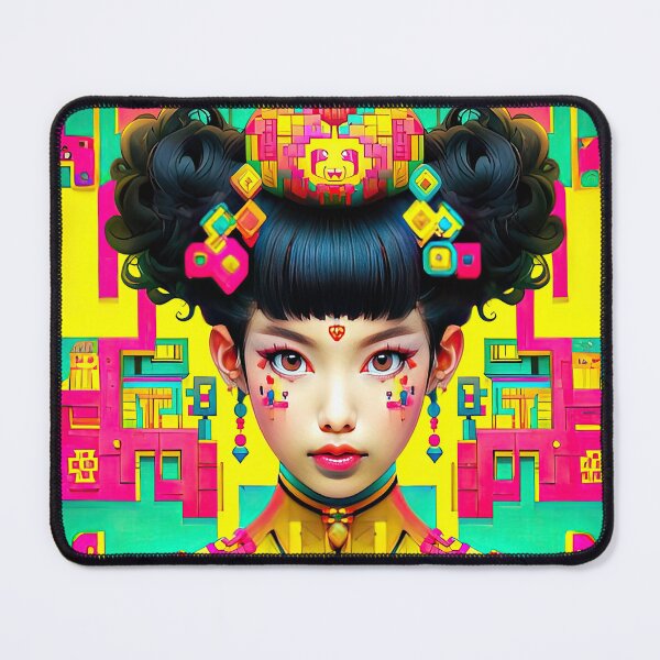 Item preview, Colourful Asian android girl designed and sold by Studio-Gekko.