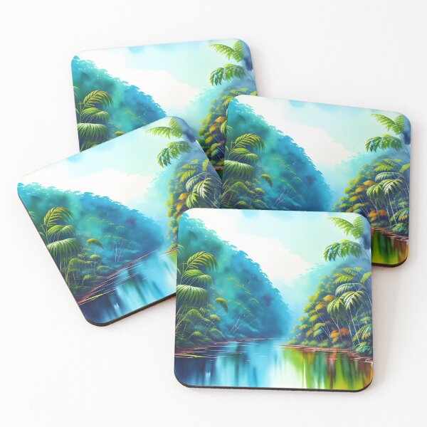Item preview, Serene River Running through the Jungle designed and sold by Erika V..
