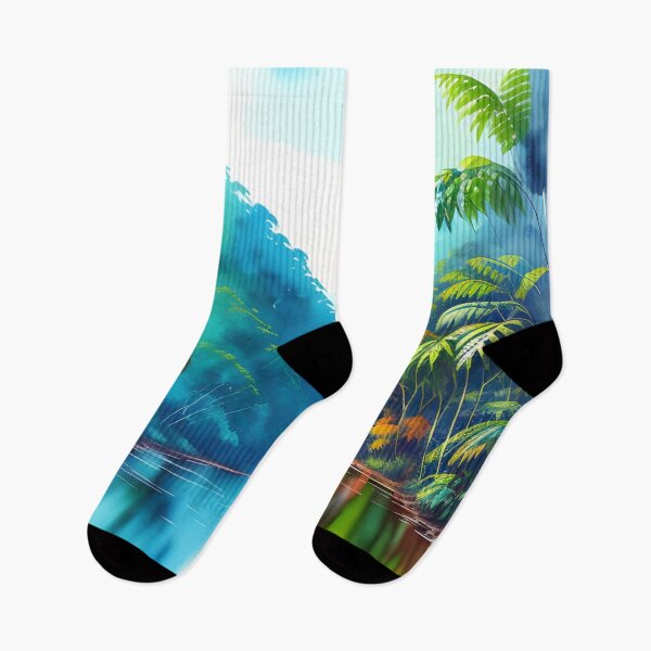 Item preview, Serene River Running through the Jungle designed and sold by Erika V..