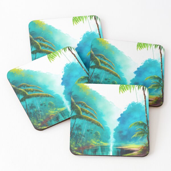 Item preview, Serene River Running through the Jungle designed and sold by Erika V..