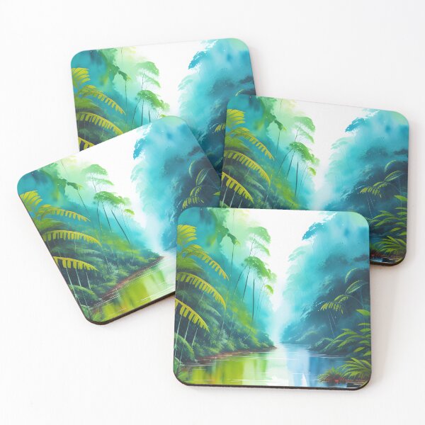 Item preview, Serene River Running through the Jungle designed and sold by Erika V..