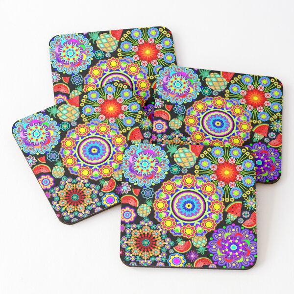 Item preview, Mandalas & Exotic Fruits Pattern   designed and sold by BluedarkArt.