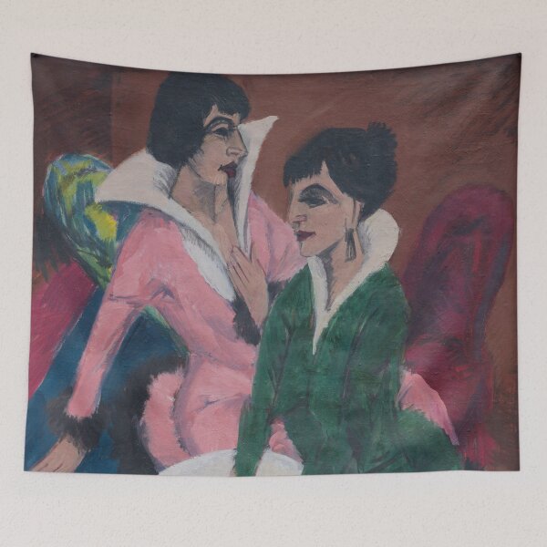 Item preview, Ernst Ludwig Kirchner, Two Women with Washbasin, 1913 designed and sold by Mauswohn.