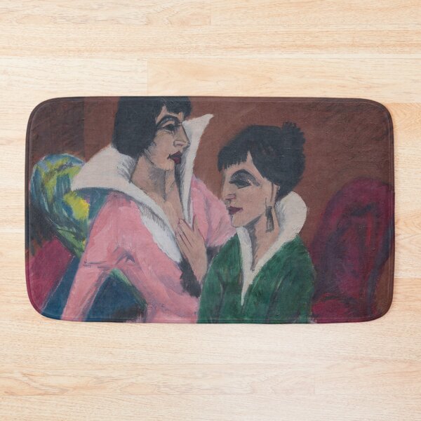 Item preview, Ernst Ludwig Kirchner, Two Women with Washbasin, 1913 designed and sold by Mauswohn.