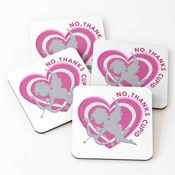 Item preview, No,Thanks Cupid designed and sold by fleurdesignart.