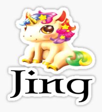 Jing Name / Inspired by The Color of Money Sticker