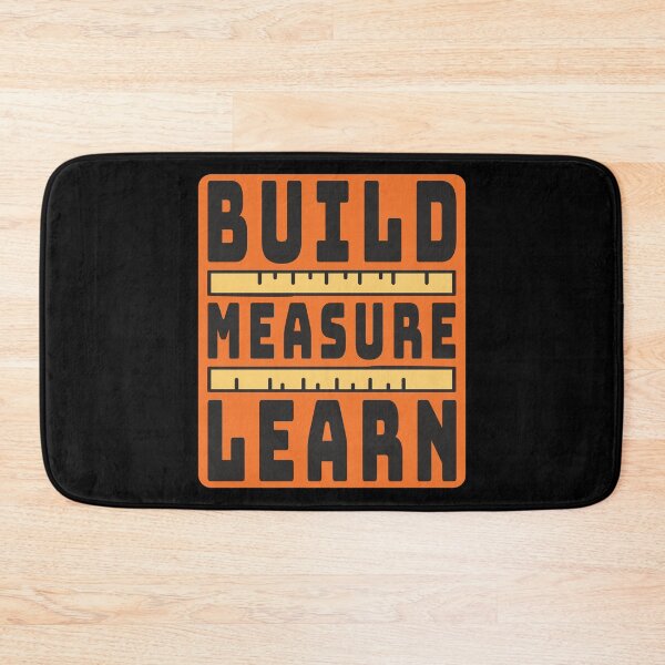 Item preview, Build Measure Learn Orange designed and sold by bettercolors.