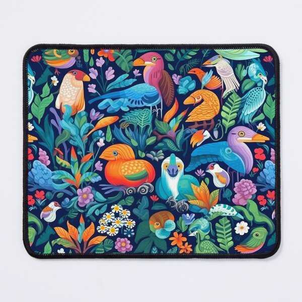 Item preview, Fantastic Jungle Pattern Product with Birds and Leaves designed and sold by PARKJINSUNG.