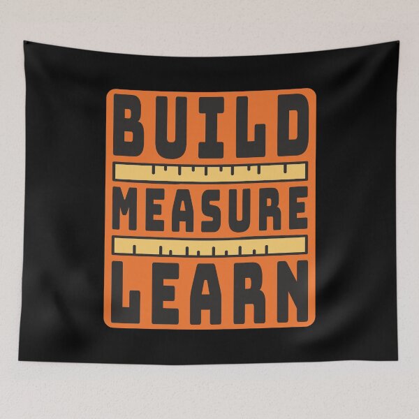 Item preview, Build Measure Learn Orange designed and sold by bettercolors.