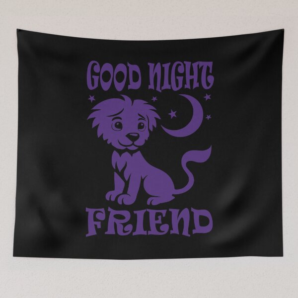Item preview, Sleep Shirt Lion Indigo designed and sold by Soulemotion.