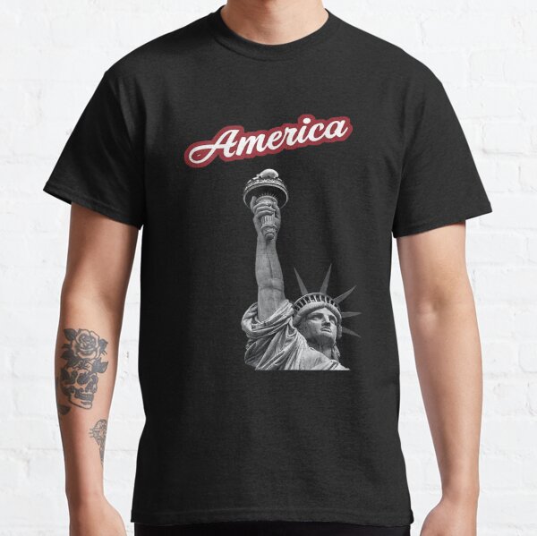 Statue of Liberty I LOVE New York City NYC Elegant Tee Shirt