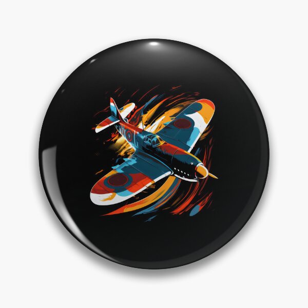 Item preview, Spitfire Airplane Pilot Aviator Military Warbirds Vintage designed and sold by farhanhafeez.