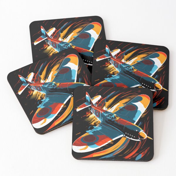 Item preview, Spitfire Airplane Pilot Aviator Military Warbirds Vintage designed and sold by farhanhafeez.