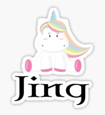 Jing Name / Inspired by The Color of Money Sticker