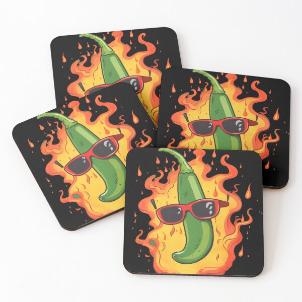 Item preview, Chili Funny Pepper Hot Spicy Food Lovers Heat Fire Mexican designed and sold by farhanhafeez.