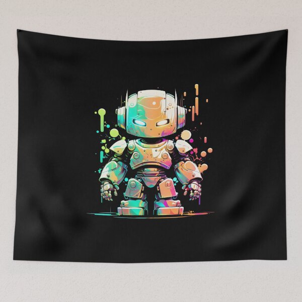 Item preview, Retro Robot Cute Robotic Engineer Technology Hi-tech Machine designed and sold by farhanhafeez.