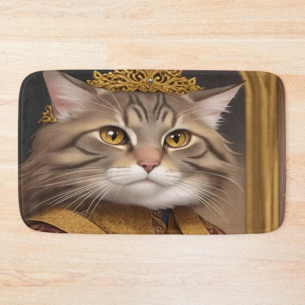 Item preview, Captivating Royal Cat Portraits:Discover the Elegance and Grace of Feline Art designed and sold by Tamas Das.