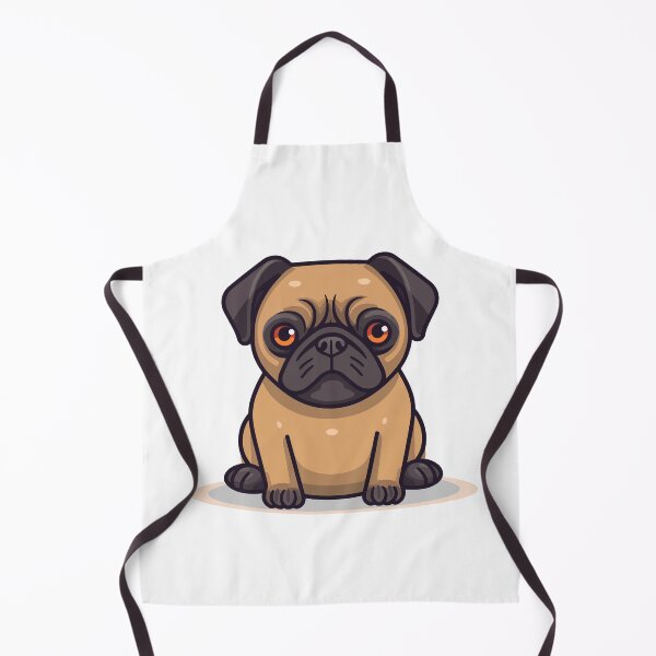 Item preview, Adorable Comic Style Pug - Perfect for pug fans designed and sold by SketchyPedals.