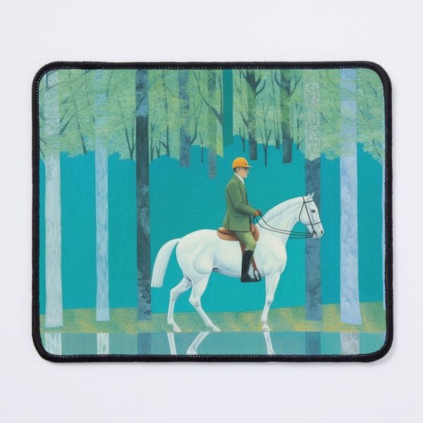 Item preview, david hockney horseman mirror designed and sold by Raymondjacky.