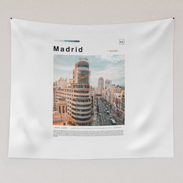 Item preview, Madrid poster landscape designed and sold by paulrommer.