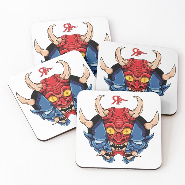 Item preview, ROGUE DOUBLE HORN DEMON TATTOO ART designed and sold by Rogueclothes.