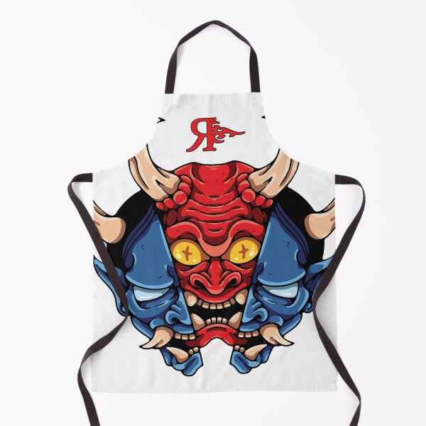Item preview, ROGUE DOUBLE HORN DEMON TATTOO ART designed and sold by Rogueclothes.