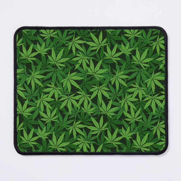 Item preview, Seamless vector pattern of hand drawn marijuana leaves designed and sold by Familyshmot.
