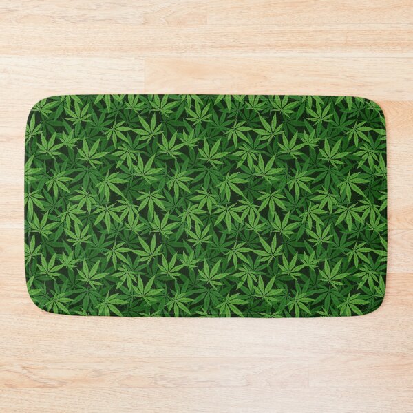 Item preview, Seamless vector pattern of hand drawn marijuana leaves designed and sold by Familyshmot.