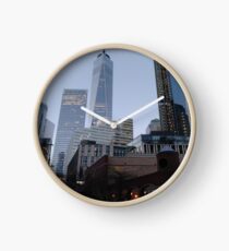Street, City, Buildings, Photo, Day, Trees, New York, Manhattan, Brooklyn Clock