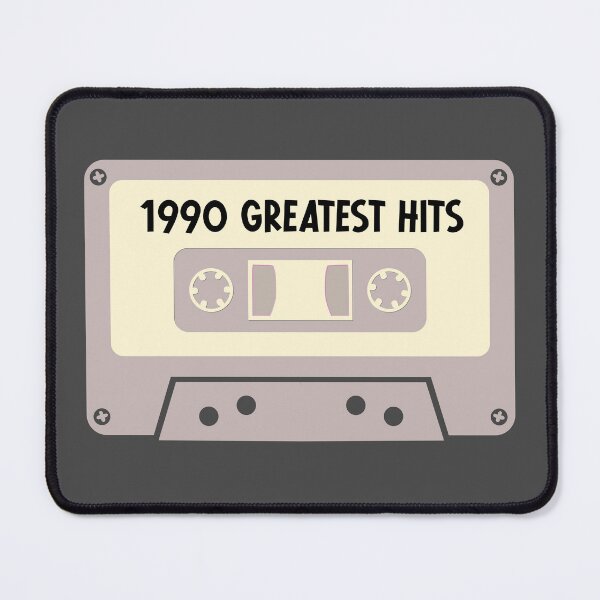 Item preview, Vintage casette tape 1990 Greatest hits birthday gift designed and sold by giftfromheart.