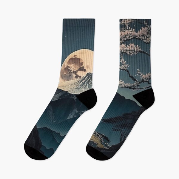 Item preview, Full Moon Above Mountains designed and sold by XamiDesign.