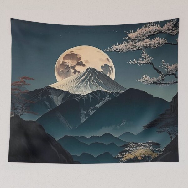 Item preview, Full Moon Above Mountains designed and sold by XamiDesign.