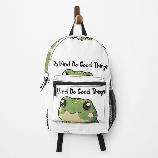 Artikelvorschau, Sei freundlich und tue Gutes, süßer Frosch entworfen und verkauft von GaemGlomDesign.