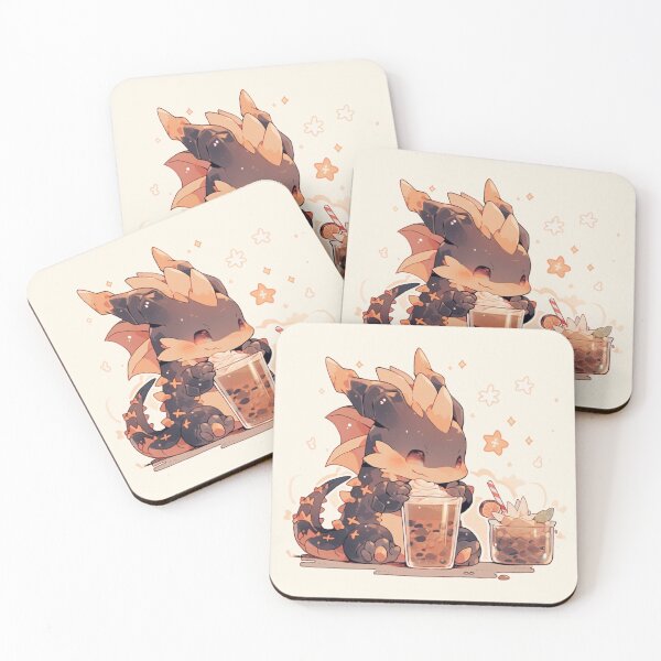 Item preview, Dragon with a milkshake  designed and sold by HydraDreams.