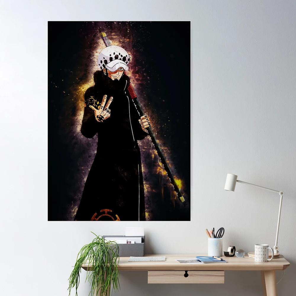 Trafalgar Law Grunge Art One Piece Artwork Manga One Piece Characters Trafalgar  Law One Matte Finish Poster Paper Print - Animation & Cartoons posters in  India - Buy art, film, design, movie