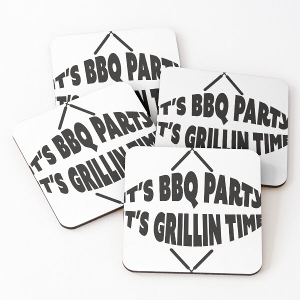 Item preview, it's BBQ party it's grillin time barbecue, bbq, meat, funny, grilling, grill, food, beef, pork, designed and sold by DESIGNIRIS.