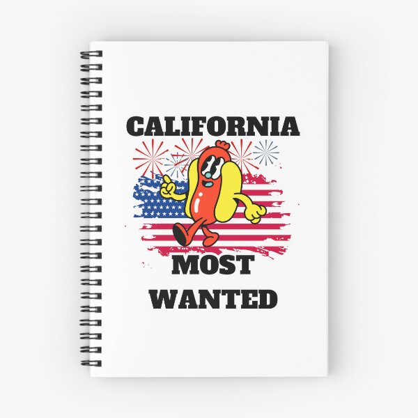 Item preview, CALIFORNIA Most Wanted Funny Wiener, 4th Of July designed and sold by ShopULove.