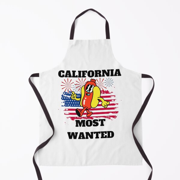 Item preview, CALIFORNIA Most Wanted Funny Wiener, 4th Of July designed and sold by ShopULove.