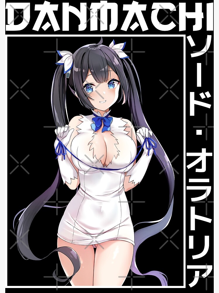 Hestia DanMachi Anime Girl Waifu Sticker for Sale by Spacefoxart