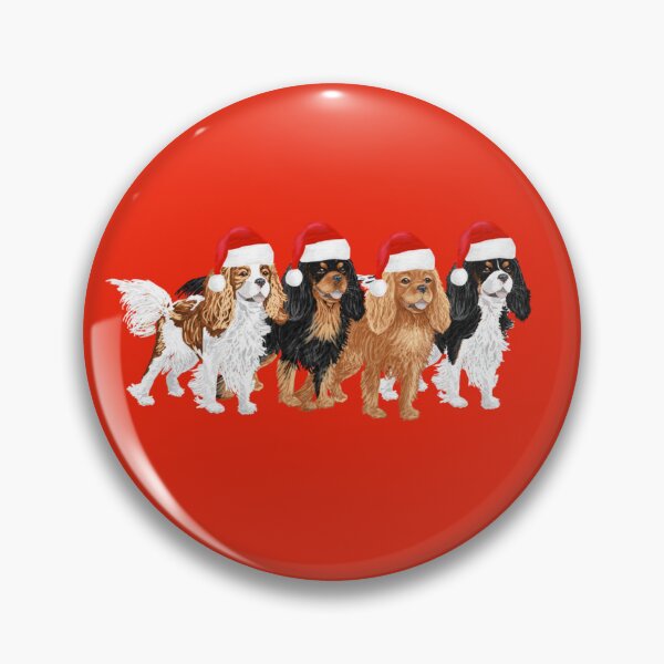 Item preview, Christmas Cavaliers designed and sold by barksandsqueaks.